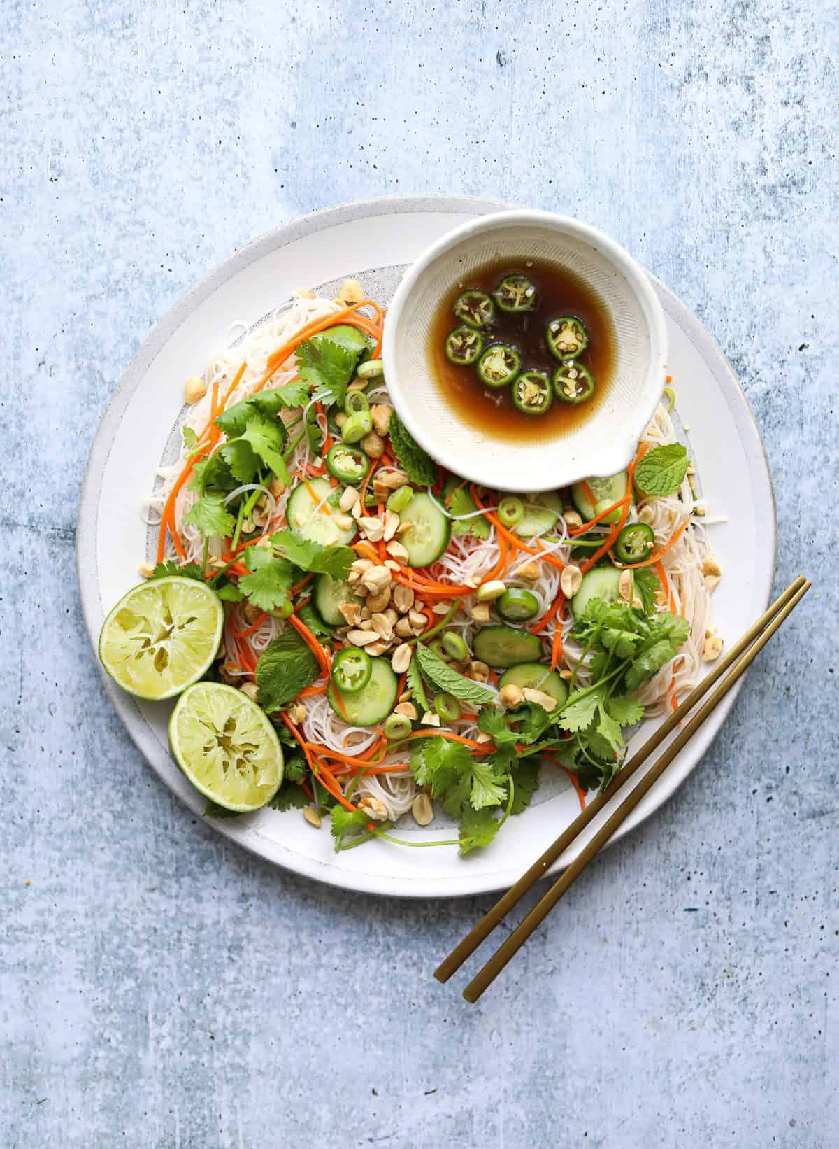 Vietnamese Rice Noodle Salad