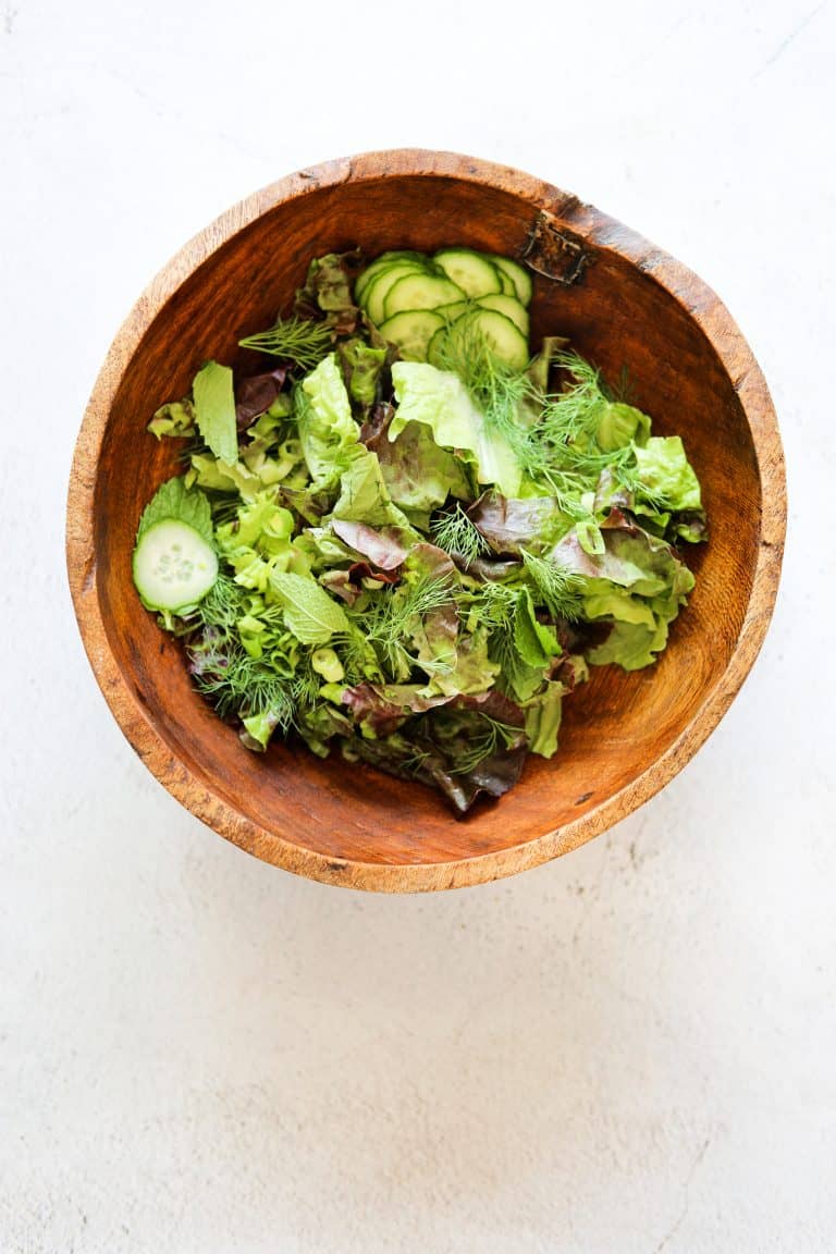 Green Goddess Salad with BasilTahini Dressing Craving California