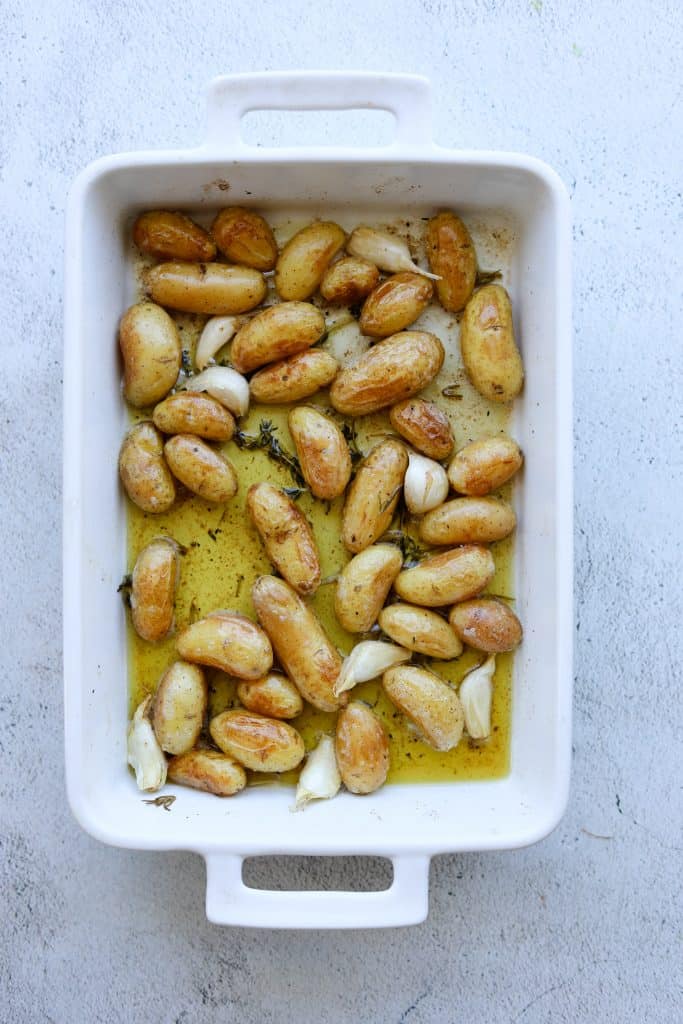Roasted Fingerling Potatoes with Garlic and Rosemary Craving California
