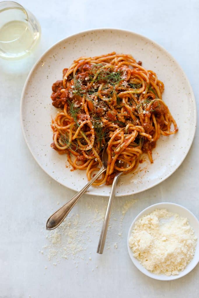 Fennel and Pork Bolognese - Craving California