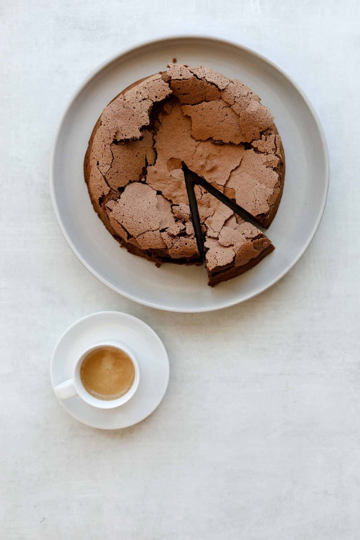 Flourless Chocolate  Hazelnut Espresso Cake