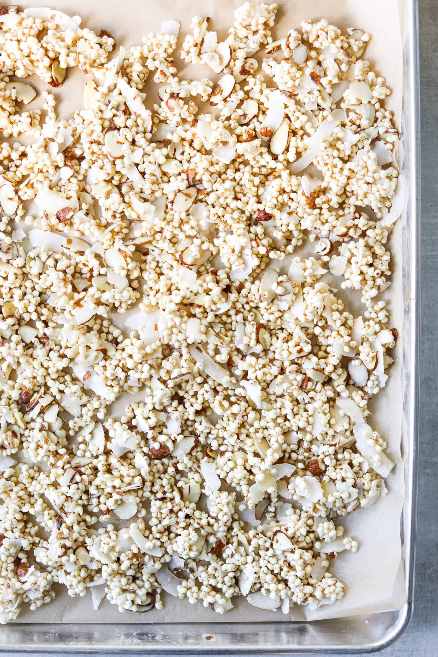 Puffed Millet Granola with Almonds, Honey and Coconut Craving California