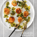 Seared Scallops with Preserved Lemon Dressing