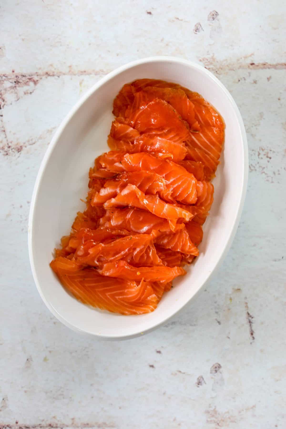 24-Hour Citrus Cured Salmon - Craving California