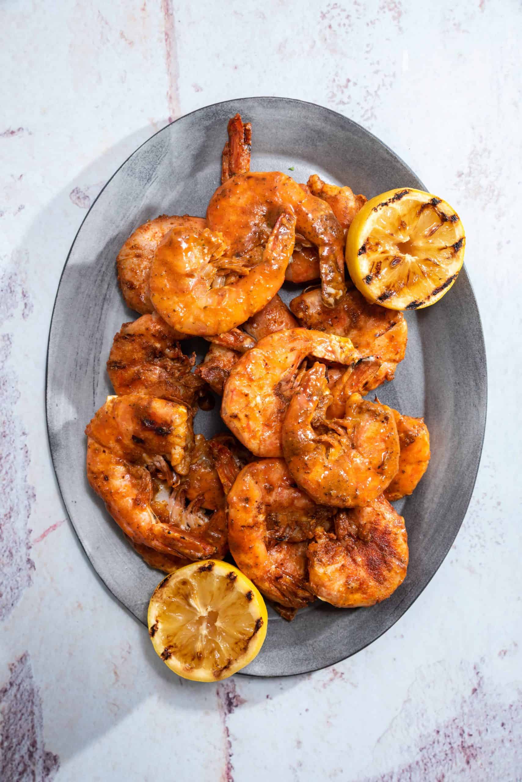 Lemon Roasted Shrimp Cocktail - Kalefornia Kravings