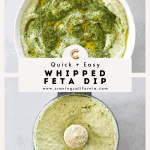 Whipped Feta Dip with Garlic, Herbs and Jalapeño