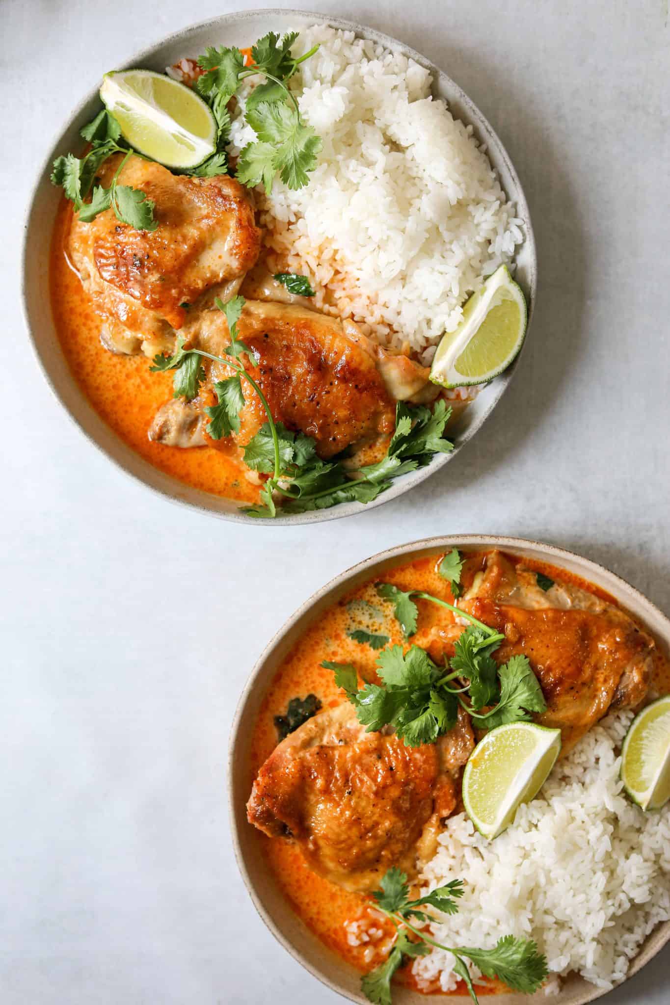 Coconut MilkBraised Chicken with Harissa and Lime Craving California