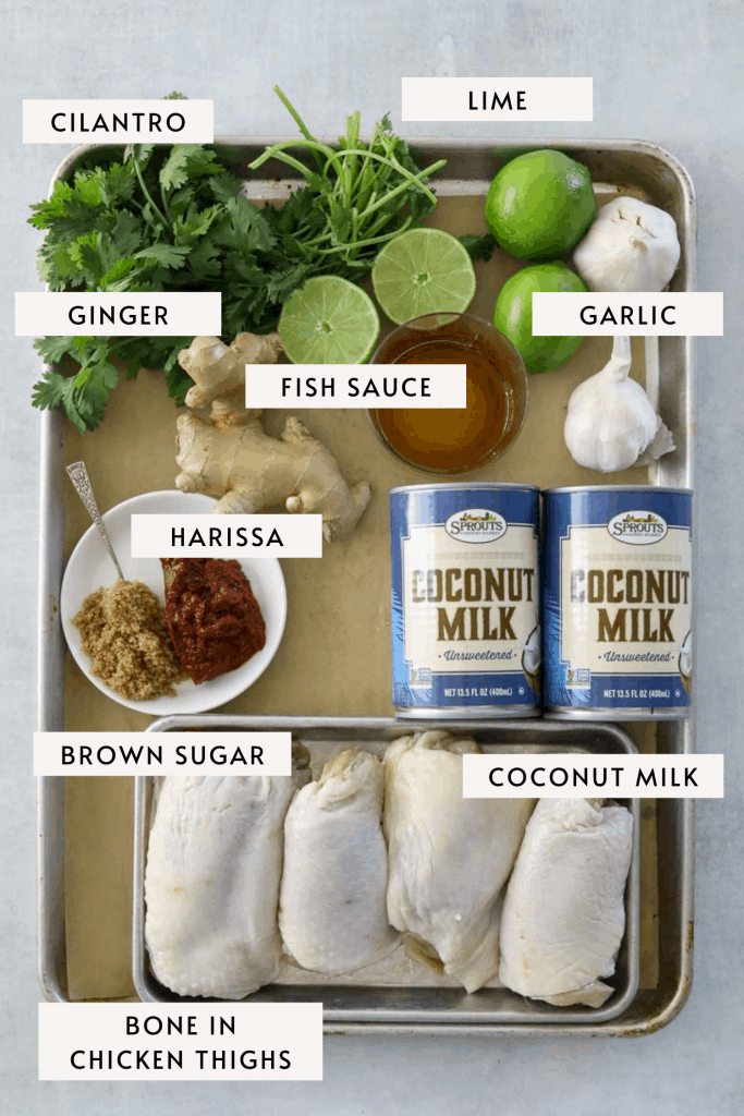 Coconut MilkBraised Chicken with Harissa and Lime Craving California