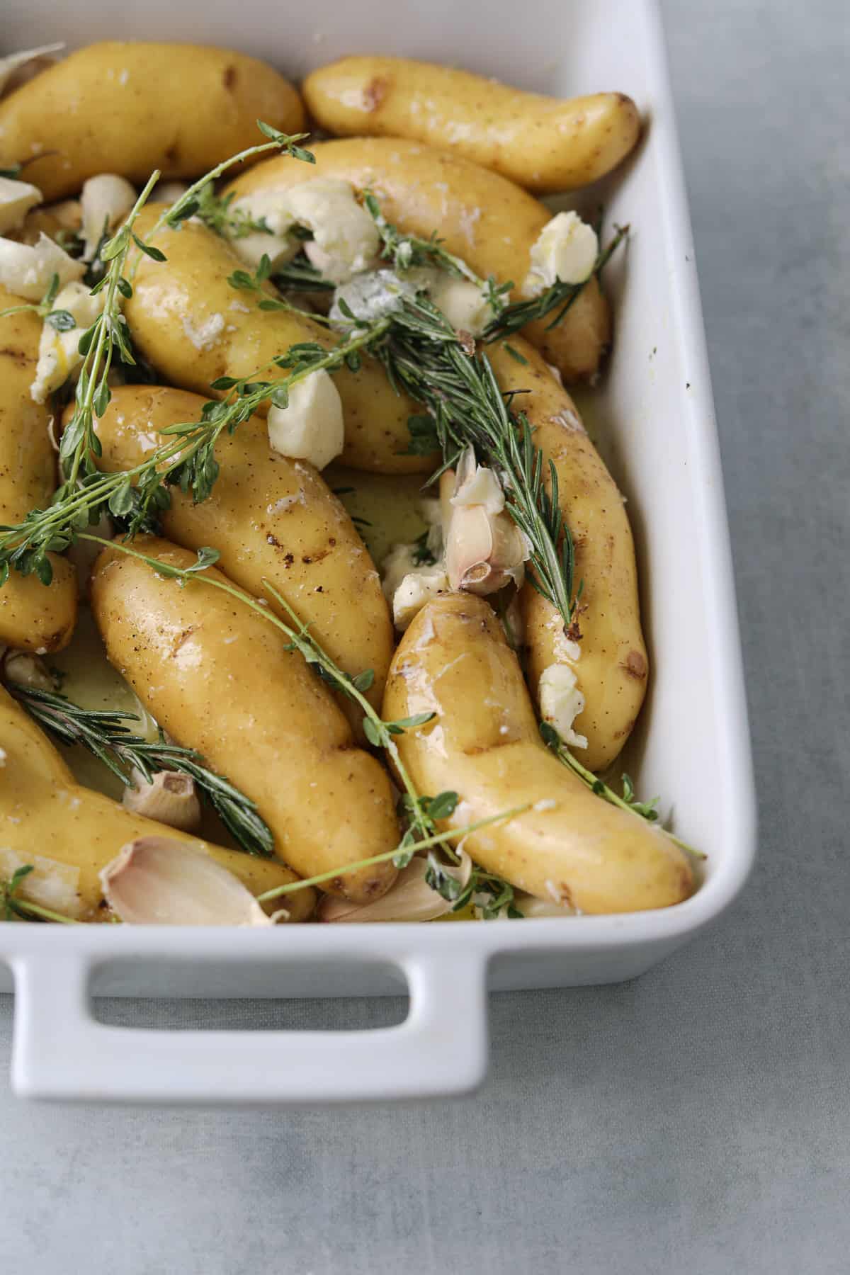 Roasted Fingerling Potatoes with Garlic and Rosemary Craving California