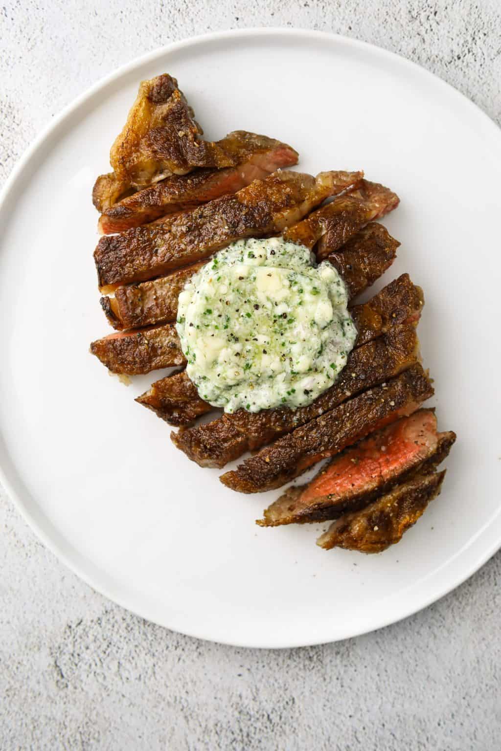 Steak with Blue Cheese Compound Butter Craving California