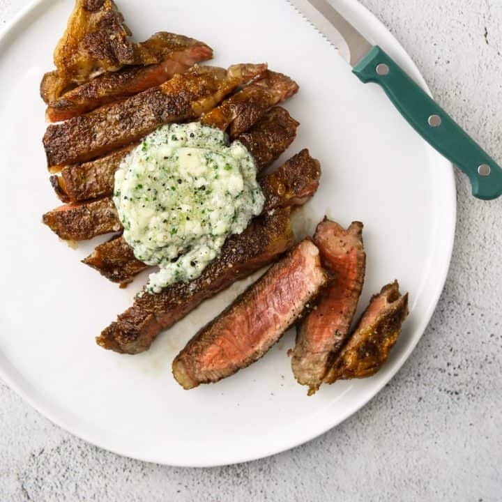 Steak With Blue Cheese Compound Butter Craving California 