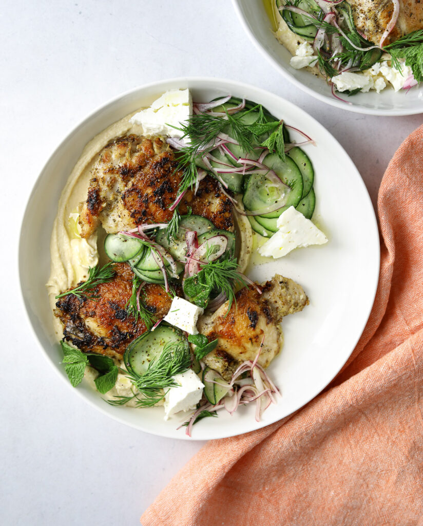 Za'atar Chicken and Hummus Bowls Craving California