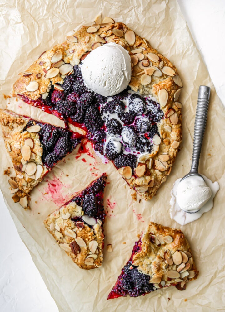 Blackberry and Almond Crostata Craving California