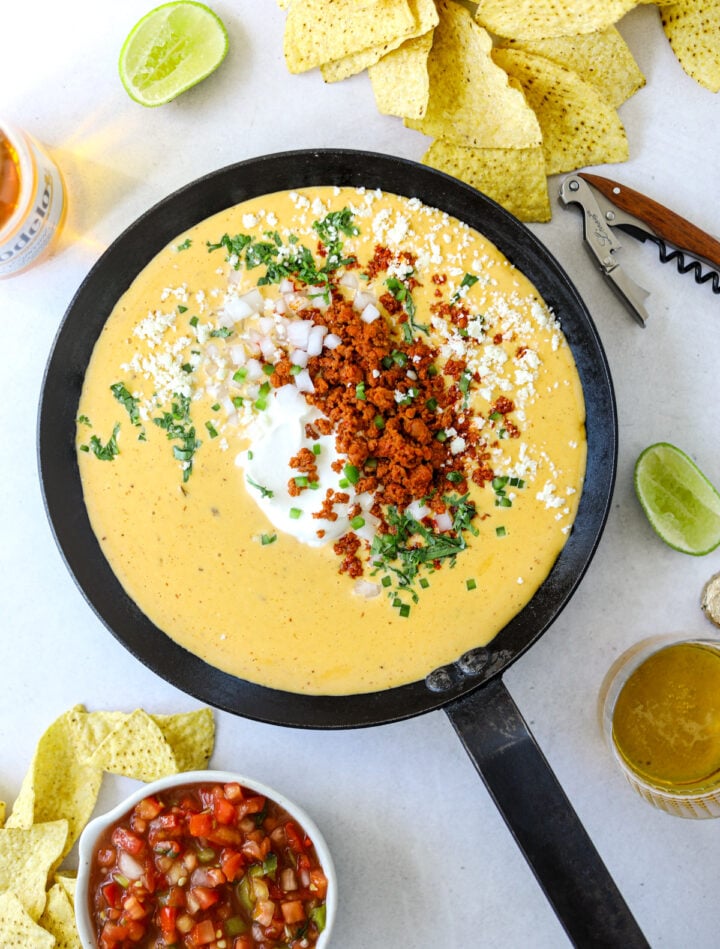 Choriqueso (Creamy Queso Dip With Chorizo) - Craving California