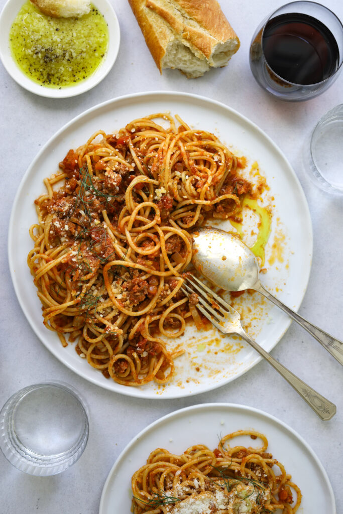 Fennel and Pork Bolognese - Craving California