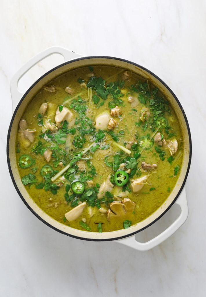 Creamy Coconut Thai Green Chicken Curry - Craving California