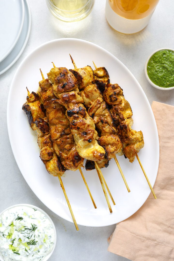 Yogurt Marinated Chicken with Harissa and Garlic Craving California