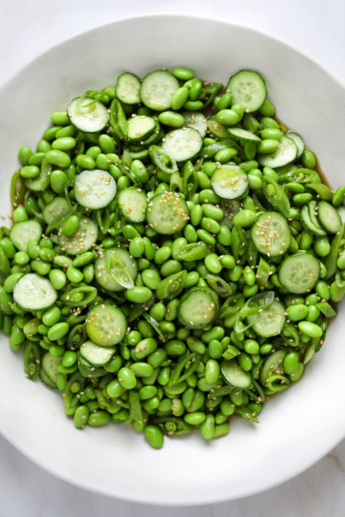 Easy Edamame Salad - Craving California