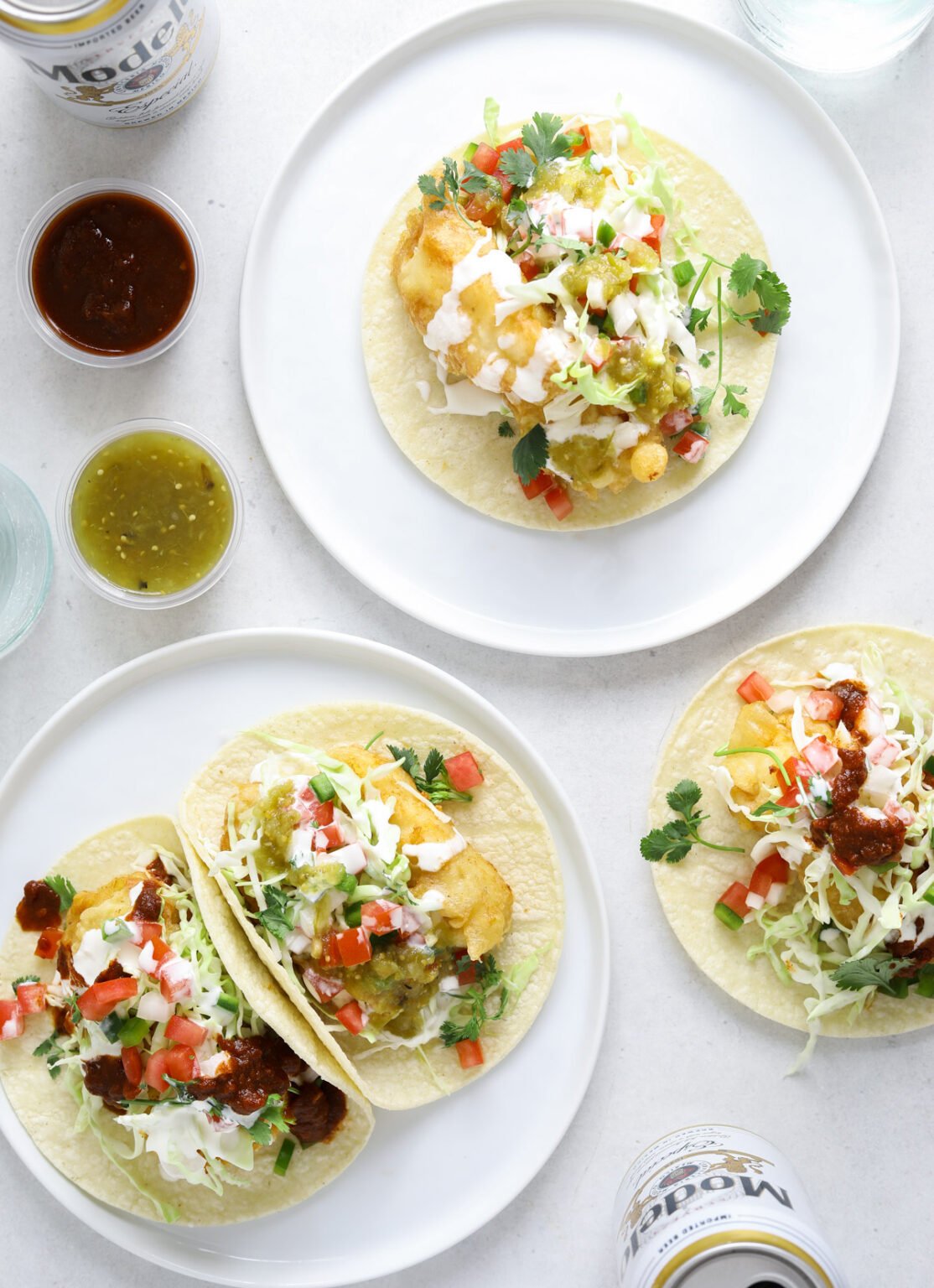 Baja Style Beer-Battered Fish Tacos - Craving California