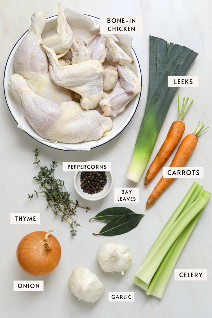 Homemade Chicken Stock - Craving California
