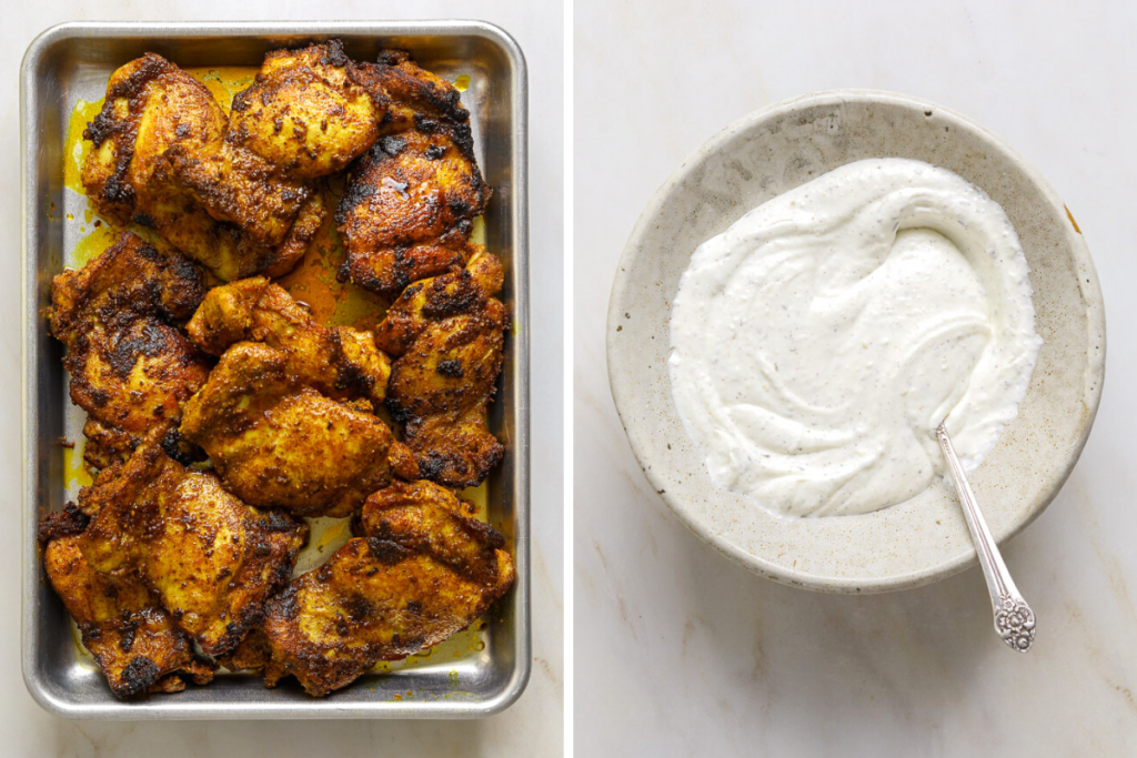 Chicken Shawarma with Garlic White Sauce - Craving California