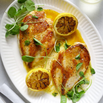 Chicken Paillard with Lemon-Dijon Vinaigrette - Craving California